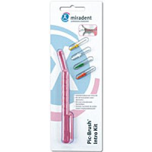 Miradent Pic-Brush Intro Kit pink-transparent