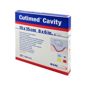 Cutimed Cavity Schaumverband 15x15 cm Nicht Haftend