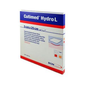 Cutimed Hydro L Hydrokolloidverband 5x25 cm Dünn