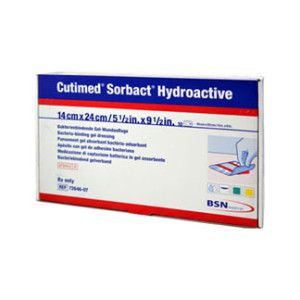 Cutimed Sorbact Hydroactive Kompressen 14x24 cm