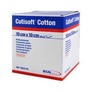 Cutisoft Cotton Kompressen 10x10 cm 8fach