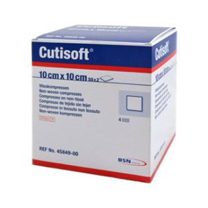 Cutisoft Vlieskompressen 10x10 cm Steril