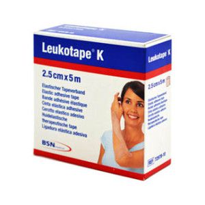 Leukotape K 2,5 cm Hautfarben