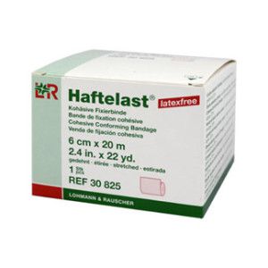 Haftelast Fixierbinde Kohäsiv Latexfrei 6 cmx20 m Creme