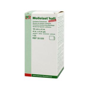 Mollelast Haft Binden Latexfrei 10 cmx4 m Weiß