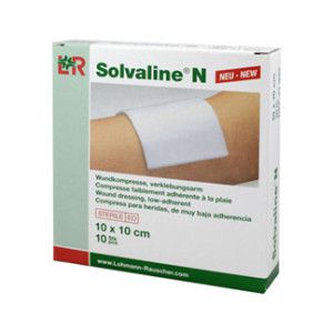 Solvaline N Kompressen 10x10 cm Steril