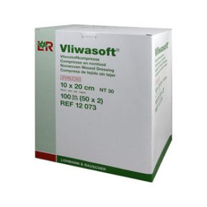 Vliwasoft Vlieskompressen 10x20 cm Steril 6lagig