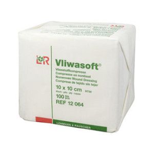 Vliwasoft Vlieskompressen 10x10 cm Unsteril 4lagig