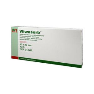 Vliwasorb Superabsorbierende Saugkompresse Steril 10x20 cm