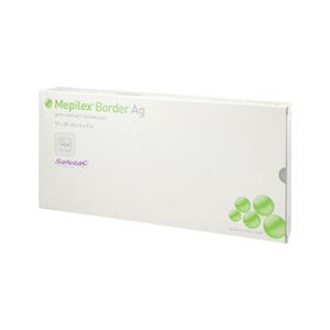 Mepilex Border Ag Schaumverband 10x20 cm