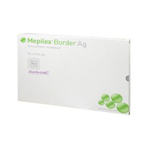 Mepilex Border Ag Schaumverband 15x17,5 cm