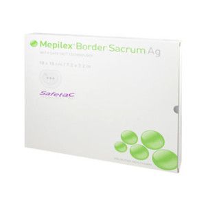 Mepilex Border Sacrum Ag Schaumverband 18x18 cm