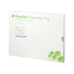 Mepilex Transfer Ag Schaumverband 10x12,5 cm