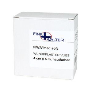 FIWA med soft Wundpflaster Vlied 4 cm x 5 m hautfarbend