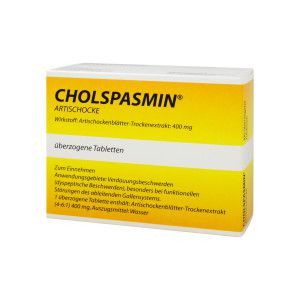 Cholspasmin Artischocke Überzogene Tabletten