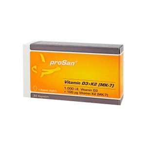 Prosan Vitamin D3 (1000 I.E.)+K2 MK-7 Kapseln