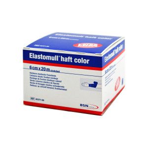 Elastomull Haft Color 6 cmx20 m Fixierbinde Blau