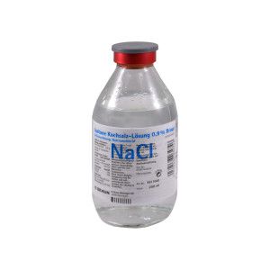 Kochsalz 0,9% Isotonisch Glasflasche