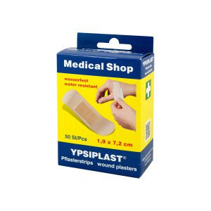 Pflasterstrips Ypsiplast Wasserfest 1,9x7,2 cm