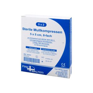 Mullkompressen 5x5 cm steril 8-fach