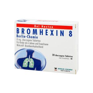 Bromhexin 8 Berlin Chemie Überzogene Tabletten
