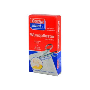 Gothaplast Wundpflaster sensitiv 4 cmx1 m geschnitten