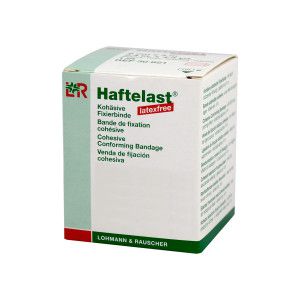 Haftelast Fixierbinde Kohäsiv Latexfrei 10 cmx4 m Creme