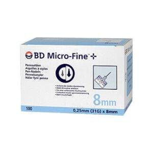 BD MICRO-FINE+ Nadeln 0,25 x 8 mm