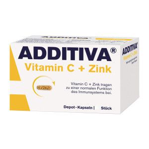 Additiva Vitamin C + Zink Depot-Kapseln