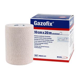 Gazofix kohäsive Fixierbinde 10 cm x 20 m Hautfarben