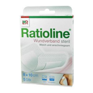 Ratioline Wundverband 10x8 cm steril