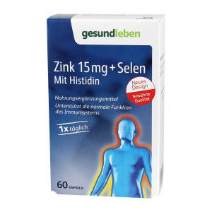 Gesund Leben Zink 15 mg+Selen Kapseln