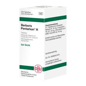 Berberis Pentarkan H Tabletten