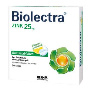 Biolectra Zink 25 mg Brausetabletten