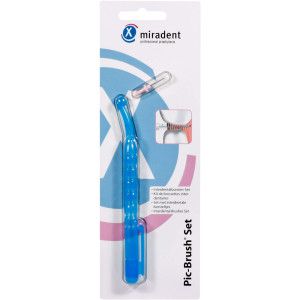 Miradent Interdentalbürste PIC-Brush 1er Set blau