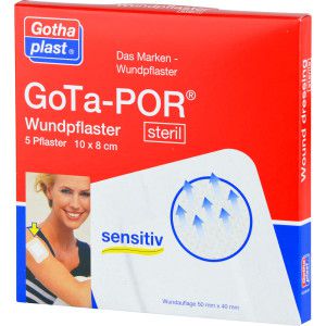 Gota-Por Wundpflaster steril  (hypoallergen) 80x100 mm