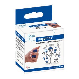 Fingerflex Binde 2,5 cm x 4,5 m blau