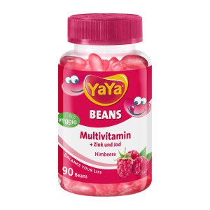 YaYa Beans Himbeere Zink und Jod Kaudragees