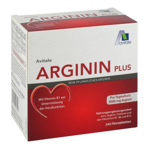 Arginin Plus Vitamin B1+B6+B12+Folsäure Filmtabletten