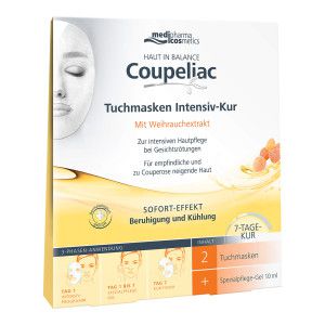 Haut in Balace Coupeliac Tuchmasken Intensiv-Kur