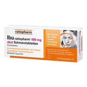 Ibu ratiopharm 400 mg akut Schmerztabletten