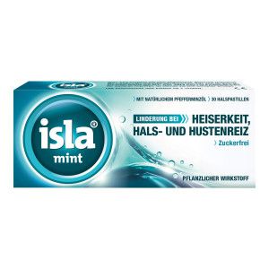 isla mint Halspastillen bei Halskratzen und Reizhusten