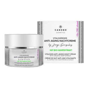 Canobo CBD Anti-Aging Nachtcreme mit Bio Hanfextrakt