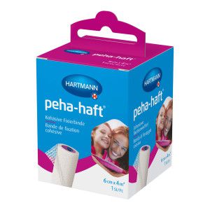 Peha-haft Fixierbinde latexfrei 6 cm x 4 m