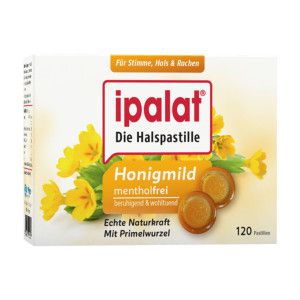 Ipalat Halspastillen honigmild mentholfrei