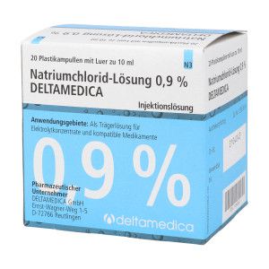 Natriumchlorid-Lösung 0,9 % Deltamedica Luer