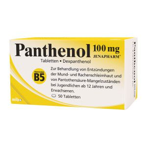 Panthenol 100 mg Jenapharm Tabletten