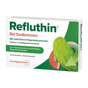 Refluthin bei Sodbrennen Kautabletten Fruchtgeschmack