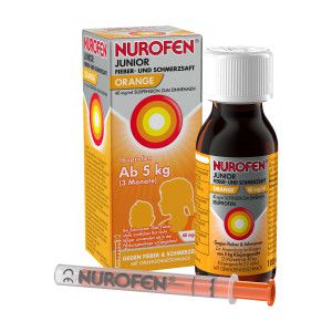 Nurofen Junior Fieber- und Schmerzsaft Orange 40 mg/ml