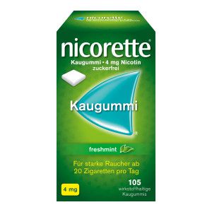 Nicorette Kaugummi freshmint 4 mg Nicotin